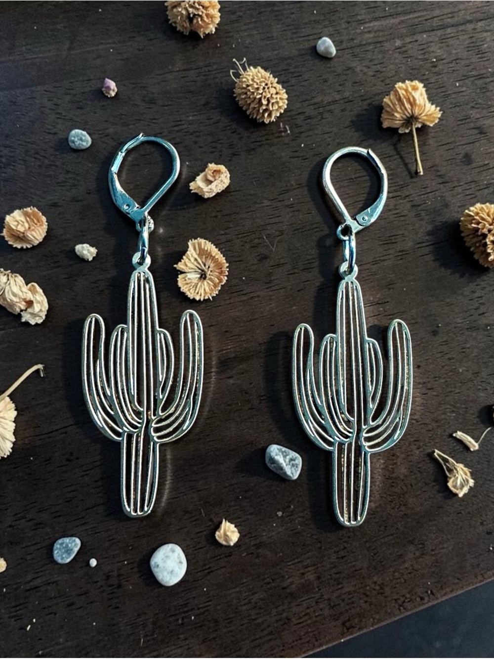 🆕 Cactus Laser Cut Earrings